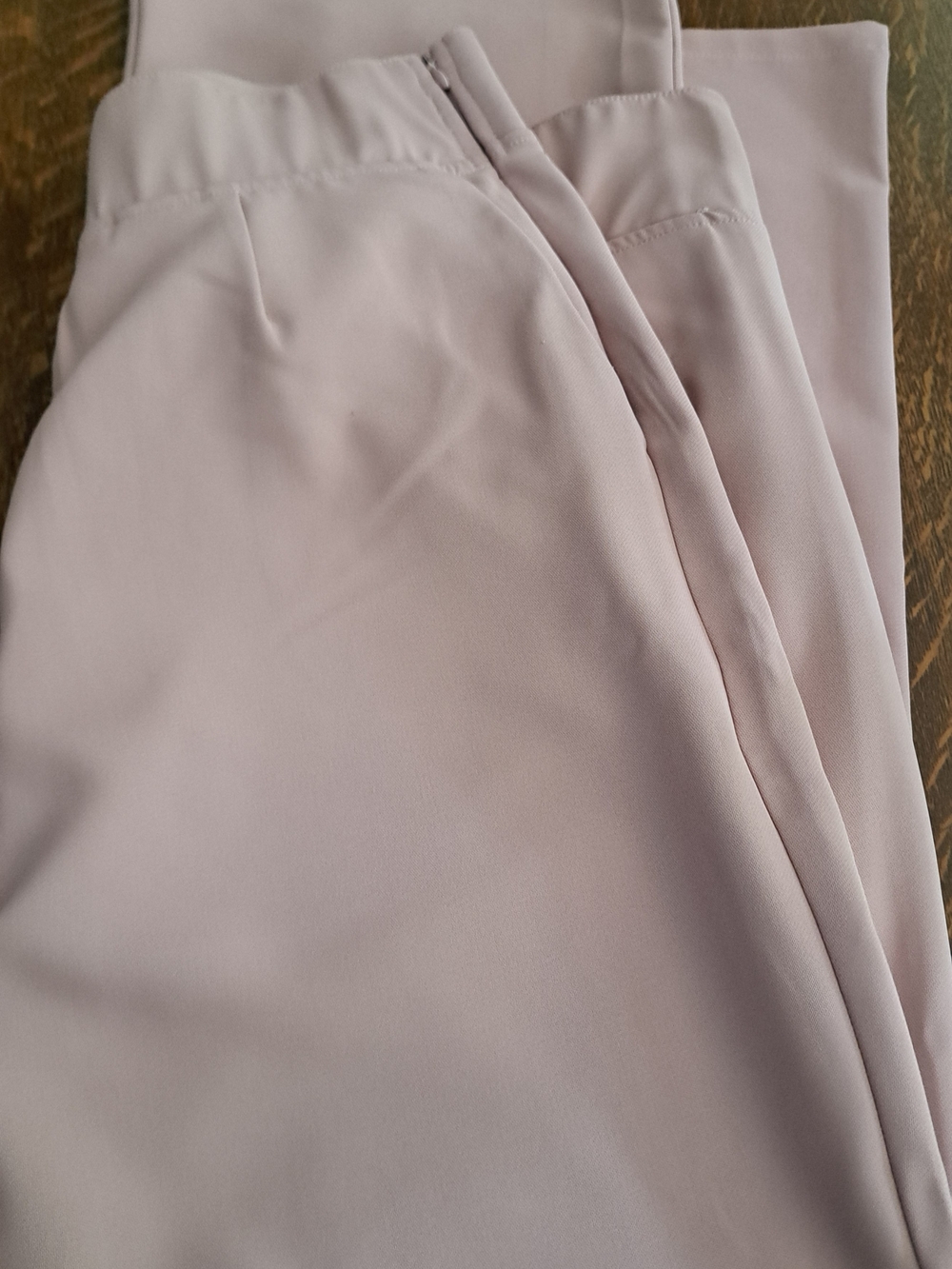 Gracia Womans Dress Pants in Pale Pink.